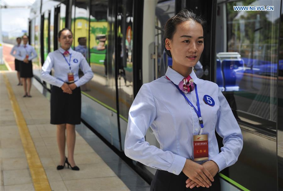 Trams to be in trial use in SW China