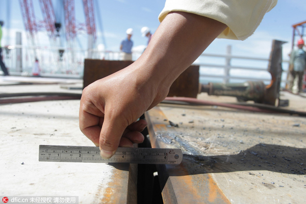 HK bridge ready for pavement