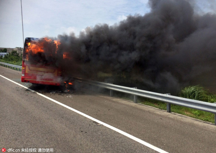 Taiwan bus fire: Tour turns into tragedy