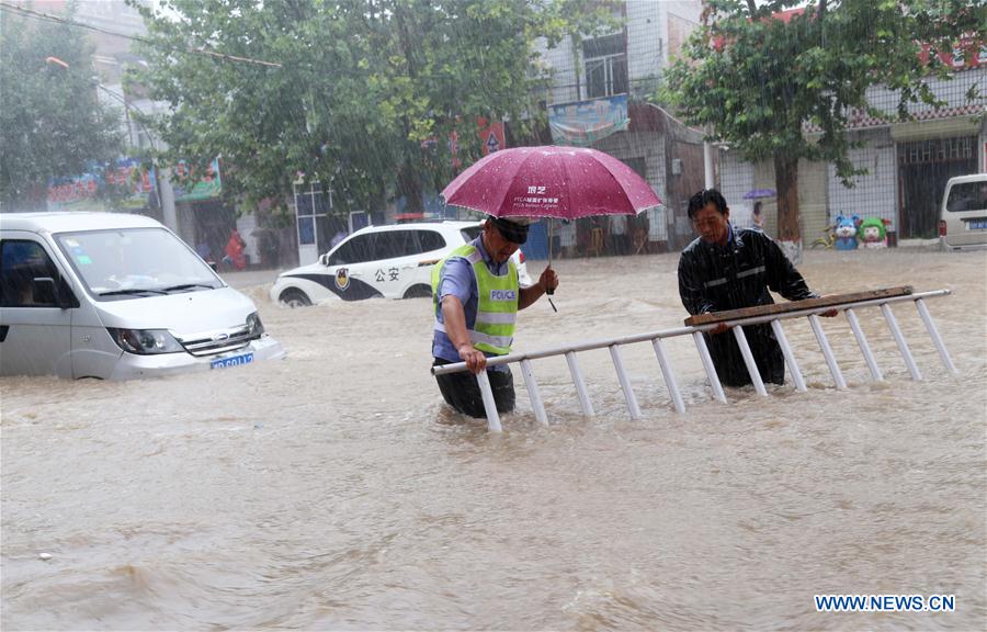 Heavy rain, floods across China