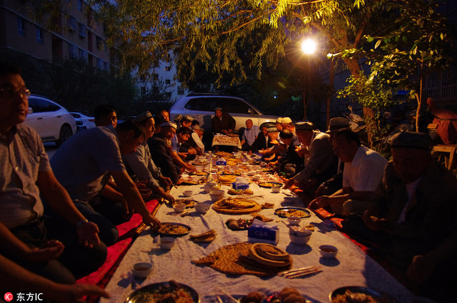 Dancing, food and religion, all in a Xinjiang wedding