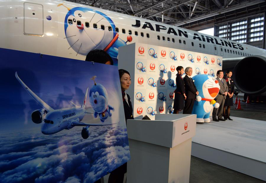 Take off with Doraemon from Tokyo to Shanghai