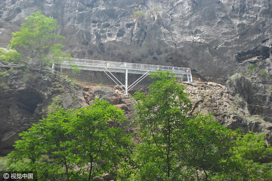 Look down if you dare: world's most vertigo-inducing glass skywalks