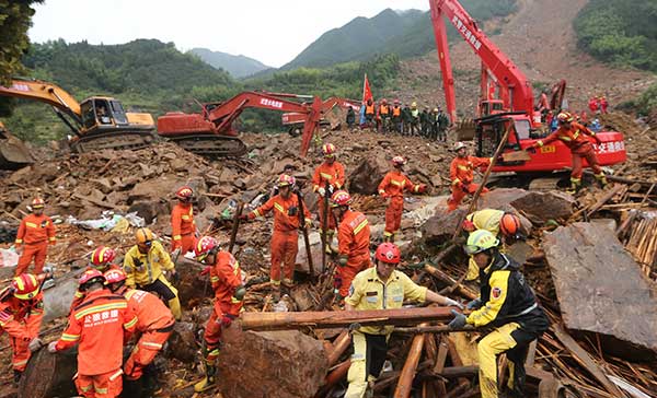 Rescuers race against clock to search for the missing