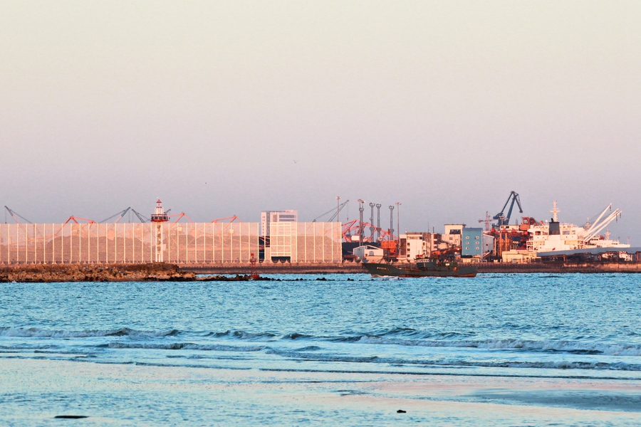 World's longest dust screen group being built in N China