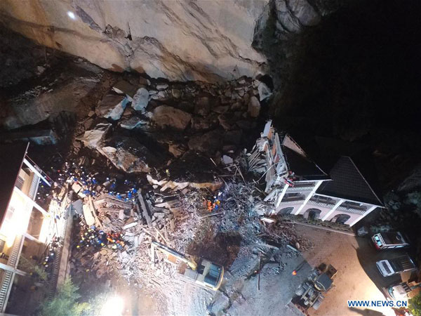 Twelve feared dead in central China landslide