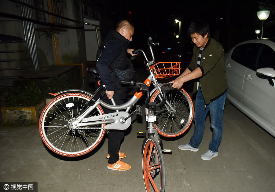 'Shared bike hunters' team up to protect the sharing business