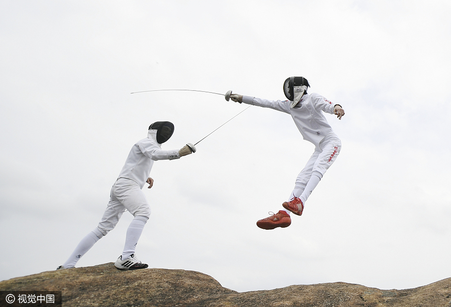 Fencing in the air