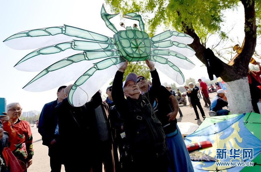 Spring celebrated by international kite show in northwest China