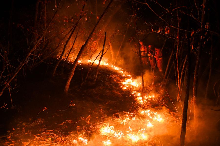 Smoldering coal fire successfully exterminated in North China