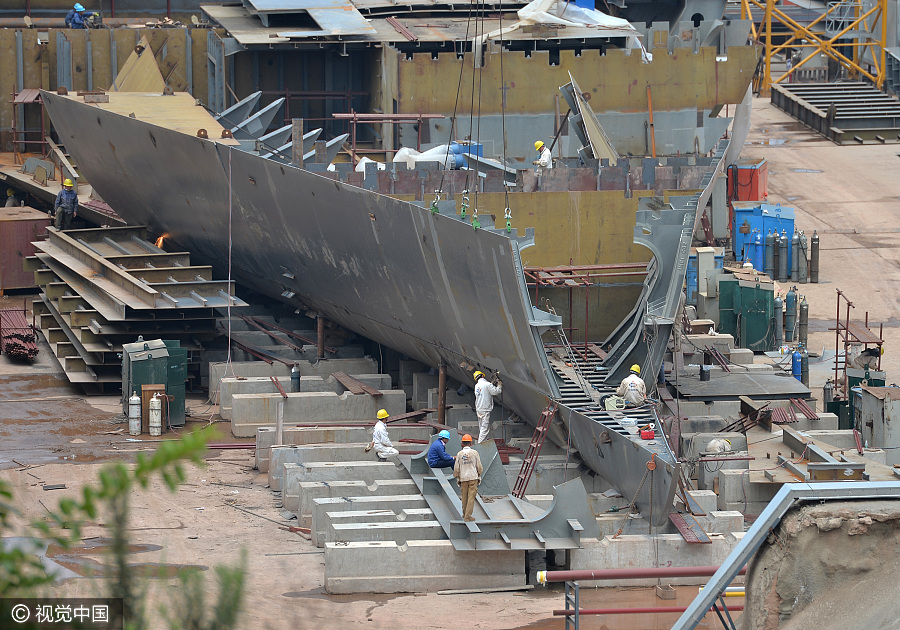 Images: Life-size Titanic replica under construction in Sichuan