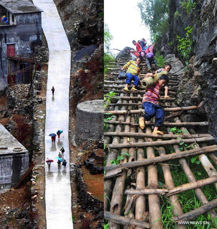 Before and after photos: 5 years of poverty alleviation efforts in Guangxi