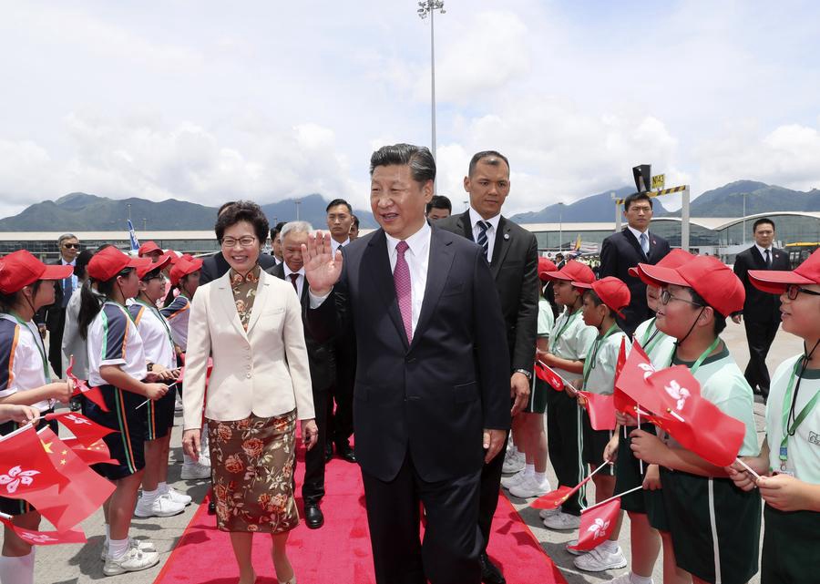 Xi's moments in Hong Kong