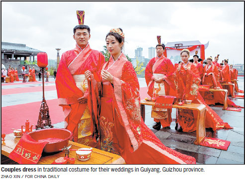 Bridegrooms, bamboo and buckets of water