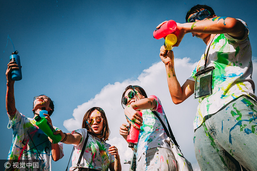 'World's largest paint party' comes to Shanghai