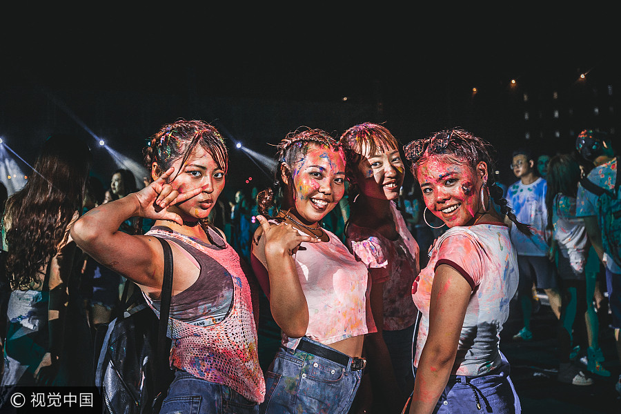 'World's largest paint party' comes to Shanghai