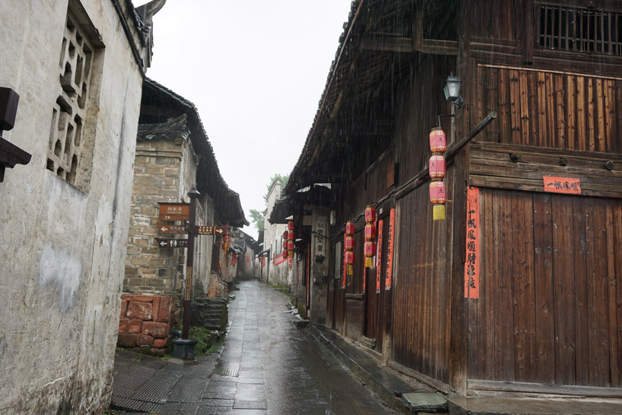 Scenery of Qianyang ancient town in Hunan