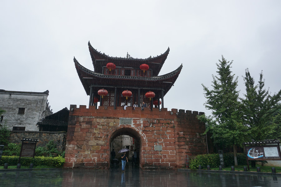 Scenery of Qianyang ancient town in Hunan