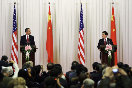 Top leaders of China and US hold talks in Beijing