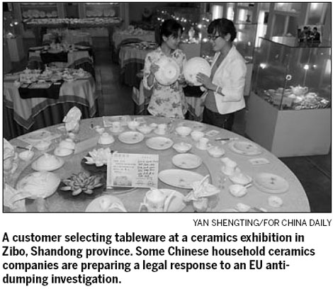 Ceramic makers seek legal aid to fight anti-dumping probe