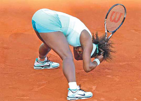 All relative for Serena after shock loss