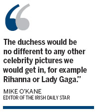 Irish, Italian publications print topless Kate photos