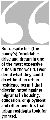 Two nannies, the same elusive dream