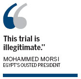 Morsi defiant in court