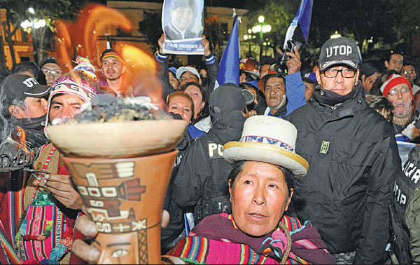 Bolivia's Morales secures third term with landslide