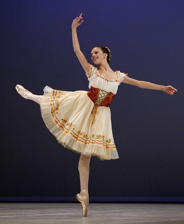 Contestants perform at the final of the Prix de Lausanne