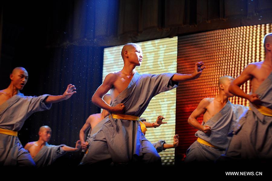 Shaolin martial arts performed in Taiyuan