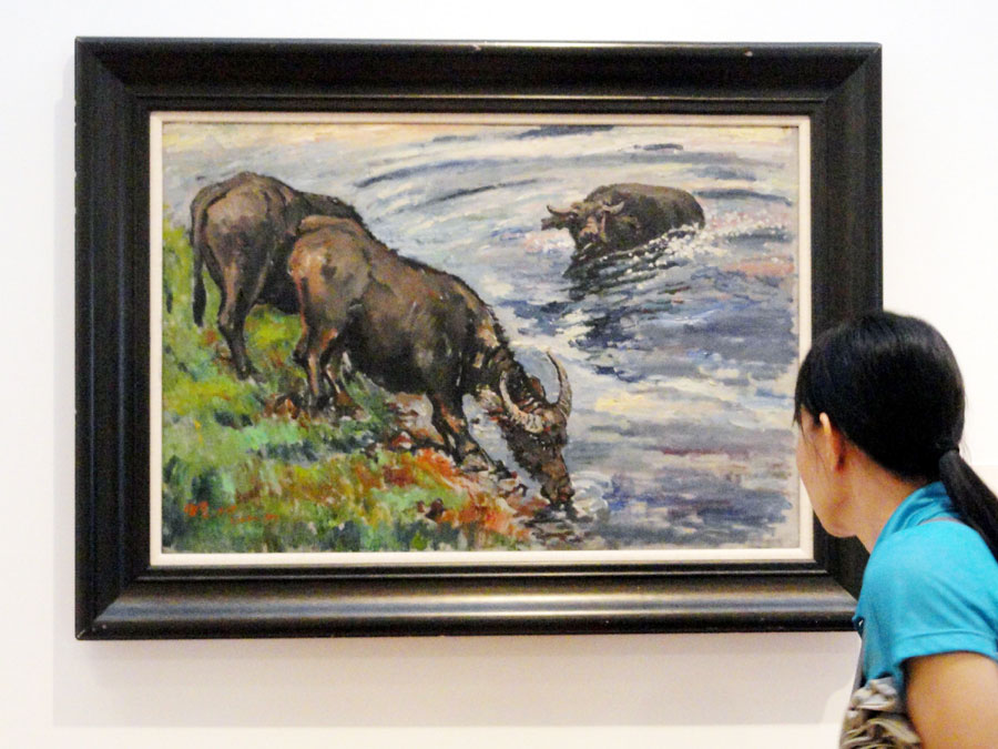 Art master Liu Haisu's work on display