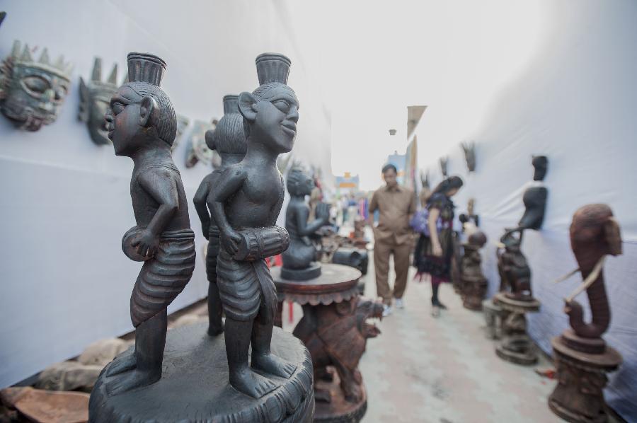 Handicraft fair in Calcutta, India