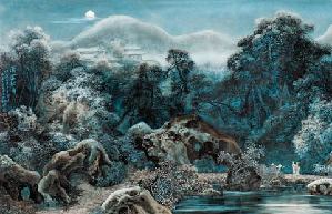 Liu Kuiling paintings at Poly Art Museum exhibit