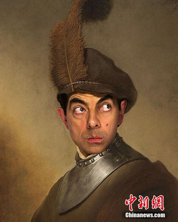 Mr Bean in world famous paintings