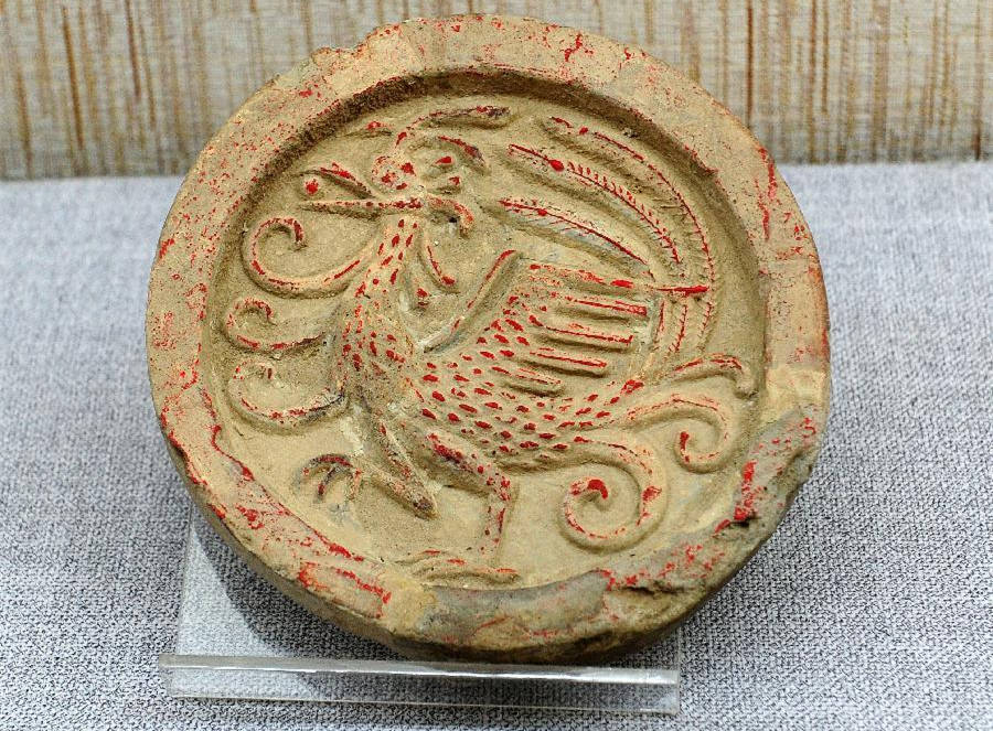 Ancient bricks and tiles exhibited in Xi'an