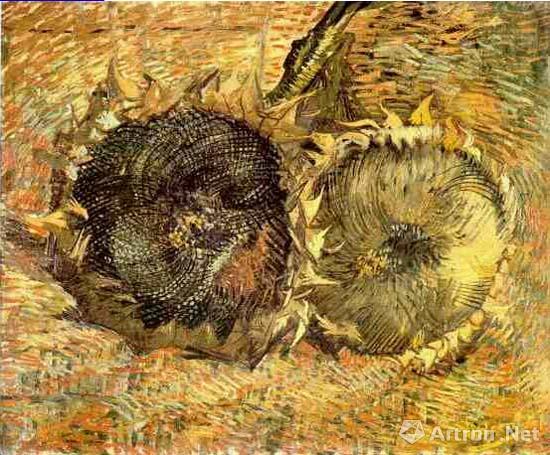 Van Gogh and his 11 sunflower paintings