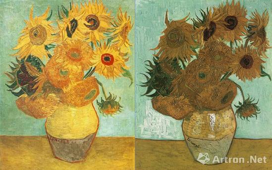 Van Gogh and his 11 sunflower paintings