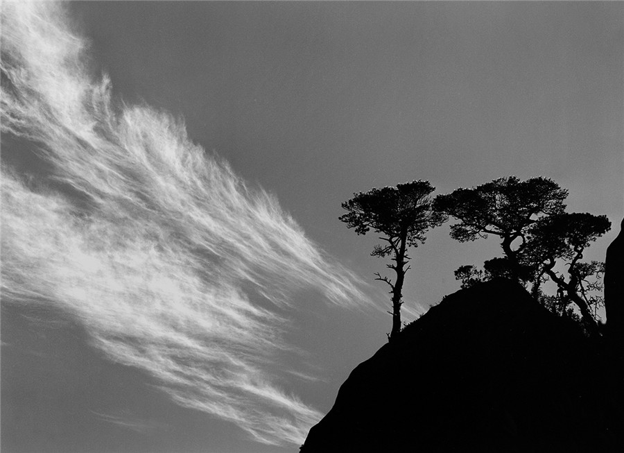 Amazing landscapes of China in white and black