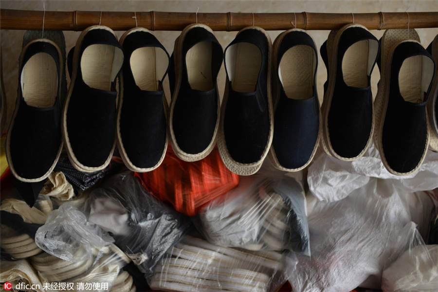 Preserving the ancient craft of cloth shoes