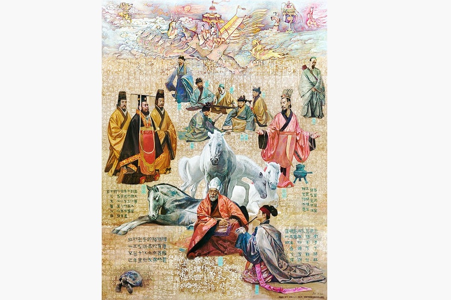 146 epic art pieces picture Chinese history