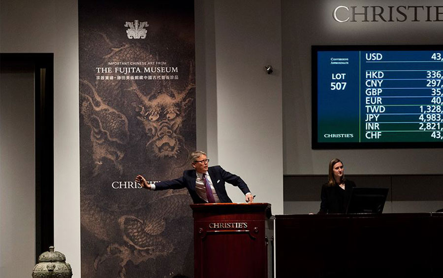 Chinese painting 'Six Dragons' fetches high price at New York auction