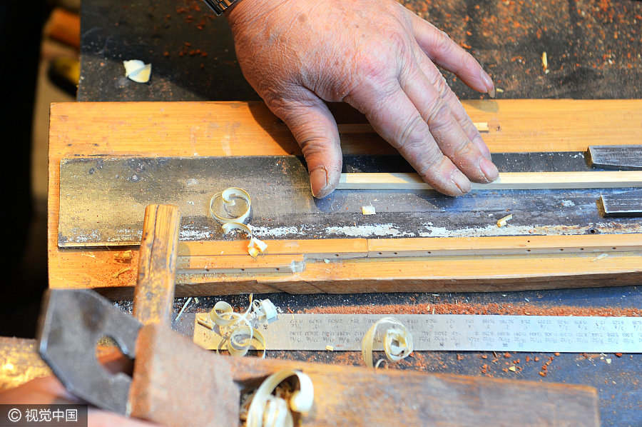 Folk artist dedicated to making bird cages