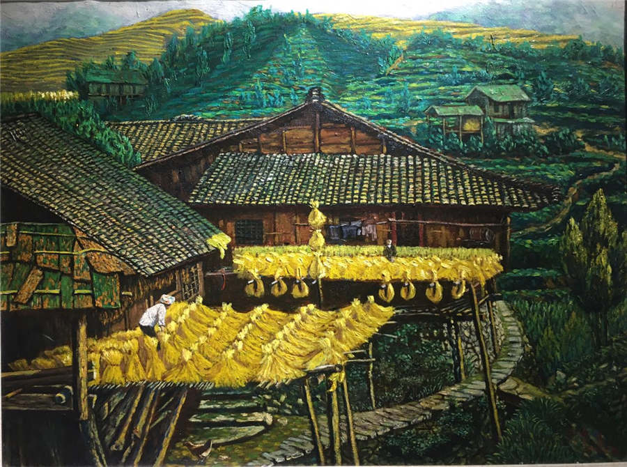 Chongqing farmer becomes oil painting master