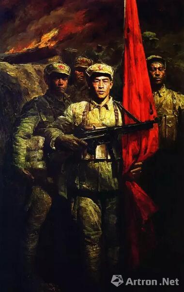 Respected Chinese soldiers portrayed in paintings