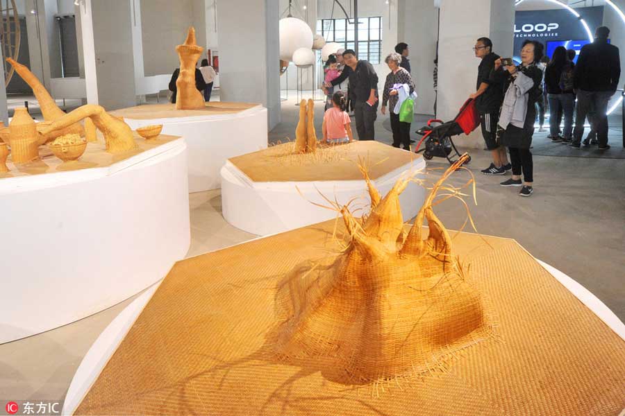 Grain silo turned into Shanghai exhibition venue