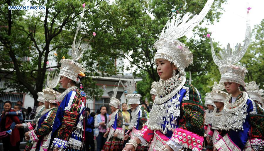 Miao's folk Valentine's Day celebrated in Southwest China