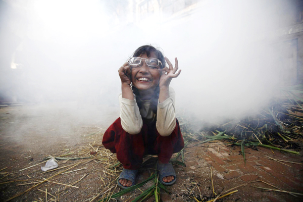 Ghantakarna festival in Bhaktapur