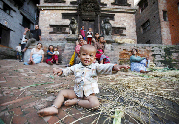 Ghantakarna festival in Bhaktapur