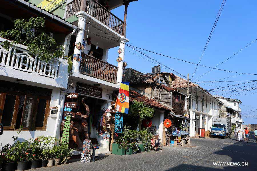 World Heritage Site: old town of Galle in Sri Lanka